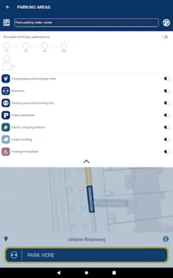 ParkSmart Basel android App screenshot 2